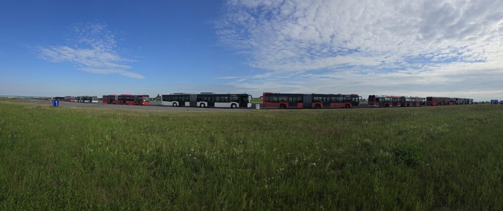 Bus grossveranstaltung